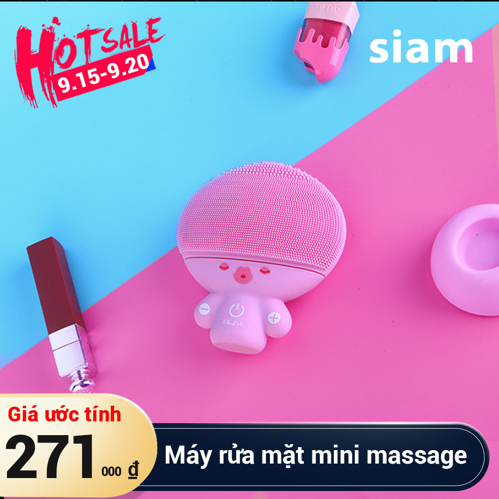 Siam Máy Rửa Mặt Mini Massage