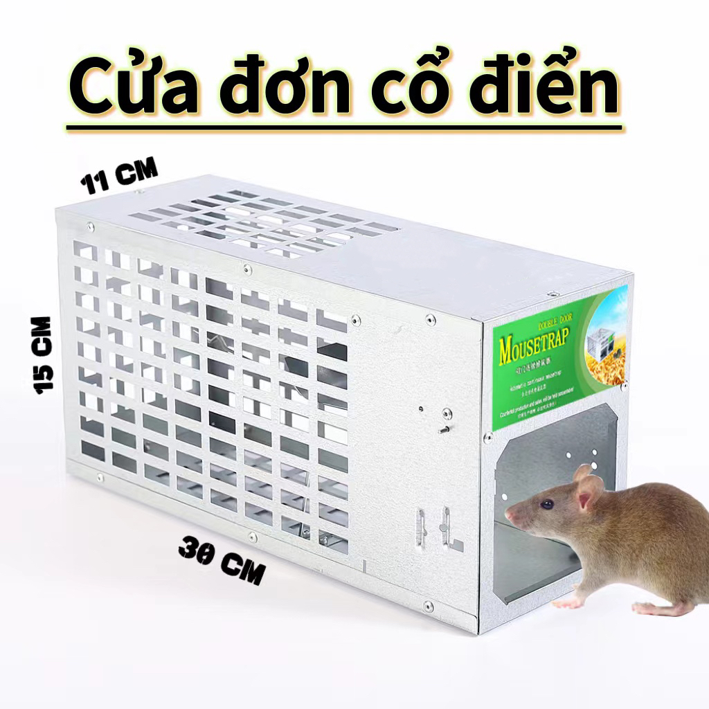 🔥🔥🔥【bán sỉ】Bẫy chuột hai cửa liên tục bẫy chuột thông minh Bẫy Chuột  Bắt Chuột- Dễ sử dụng - Hiệu quả Cao - Nhạy cảm