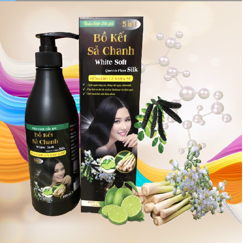 [ Sale ] Dầu Gội Bồ Kết Sả Chanh Sinder Silk 300Ml 5In1