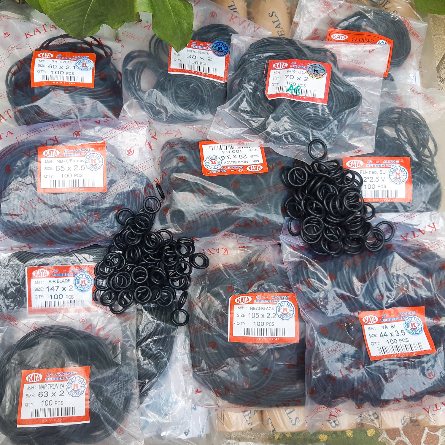 Ron cao su chịu nhiệt KATA (sỉ & lẻ)vòng đệm cao su Oring dành cho các dòng xe máy Hon.da Dream Wave