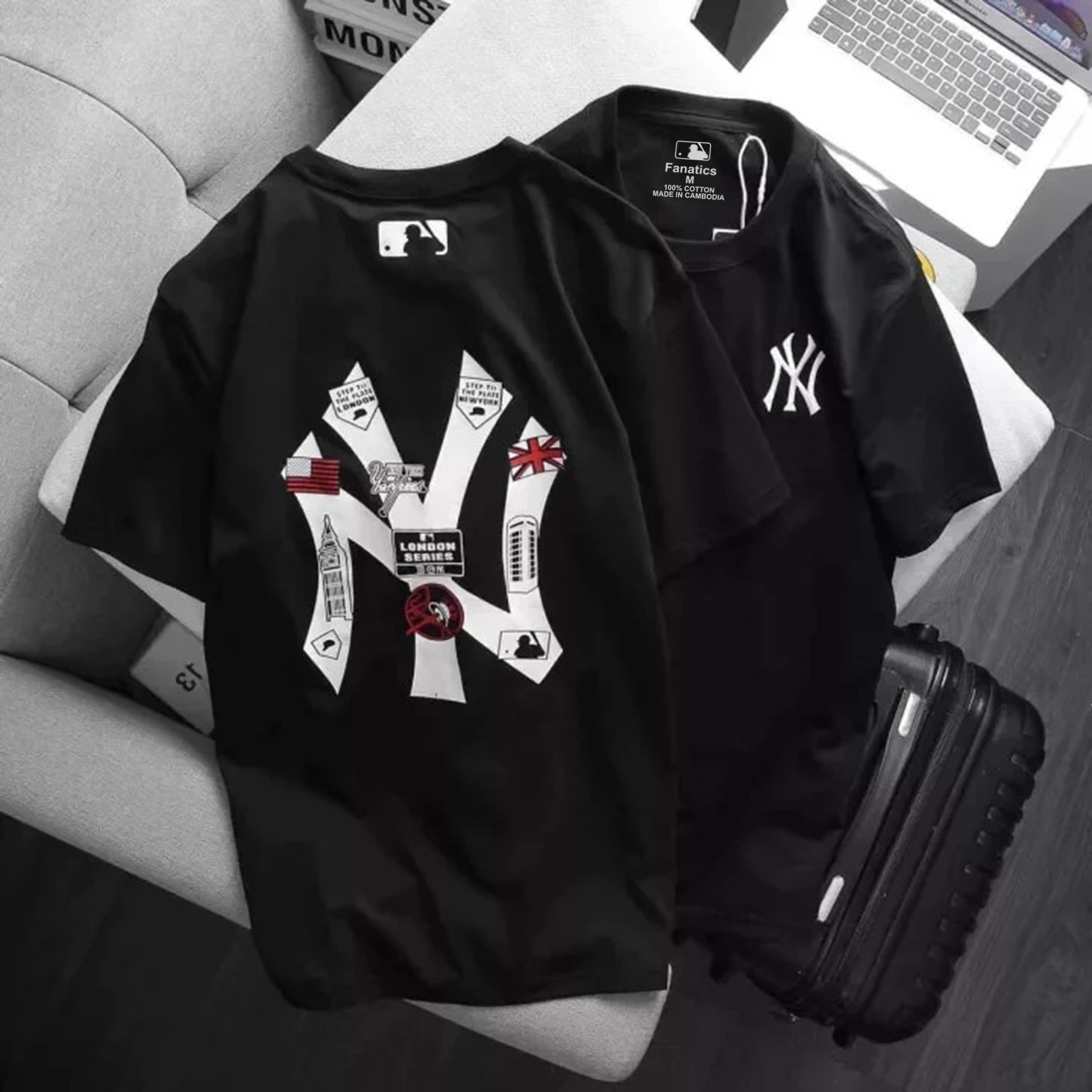 Áo Thun MLB Nam Nữ Chính Hãng 100% Cotton Mẫu 02