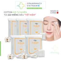 Bông Tẩy Trang COTTON PADS Mèo 222 Bông Tự Nhiên Mềm Mại Không Xơ Bông