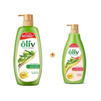 Dầu Gội Ôliv Dưỡng Tóc Chắc Khỏe Ngăn Gãy Rụng/Bồng Bềnh 1L + Tặng Dầu Xả Ôliv 650ML