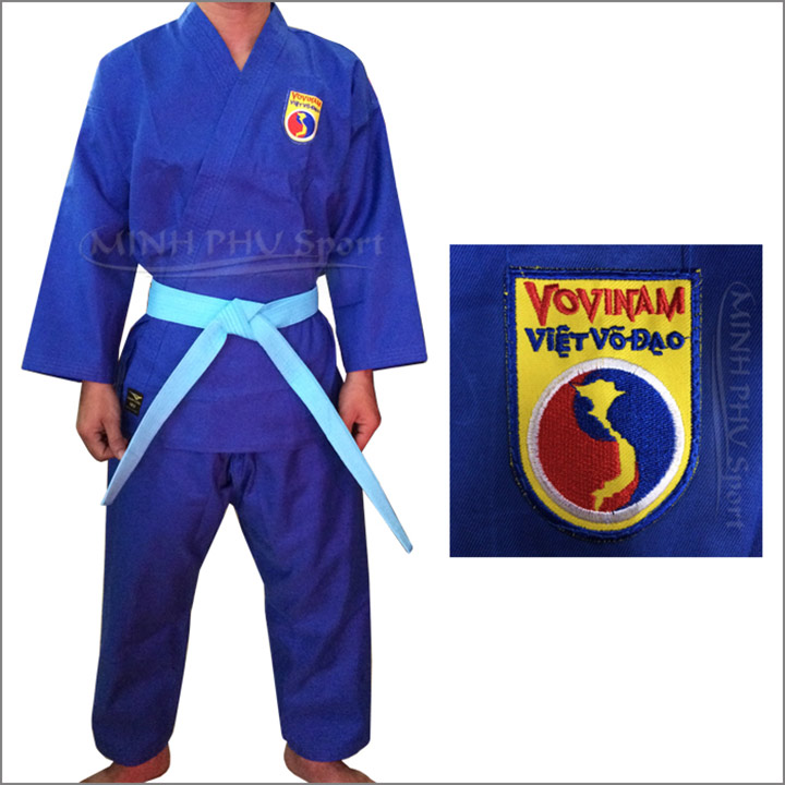 Bộ Đồ Võ Phục Vovinam Nhiều Size + Logo + Đai | Quần Áo Võ Thuật | Trang Phục Võ Việt