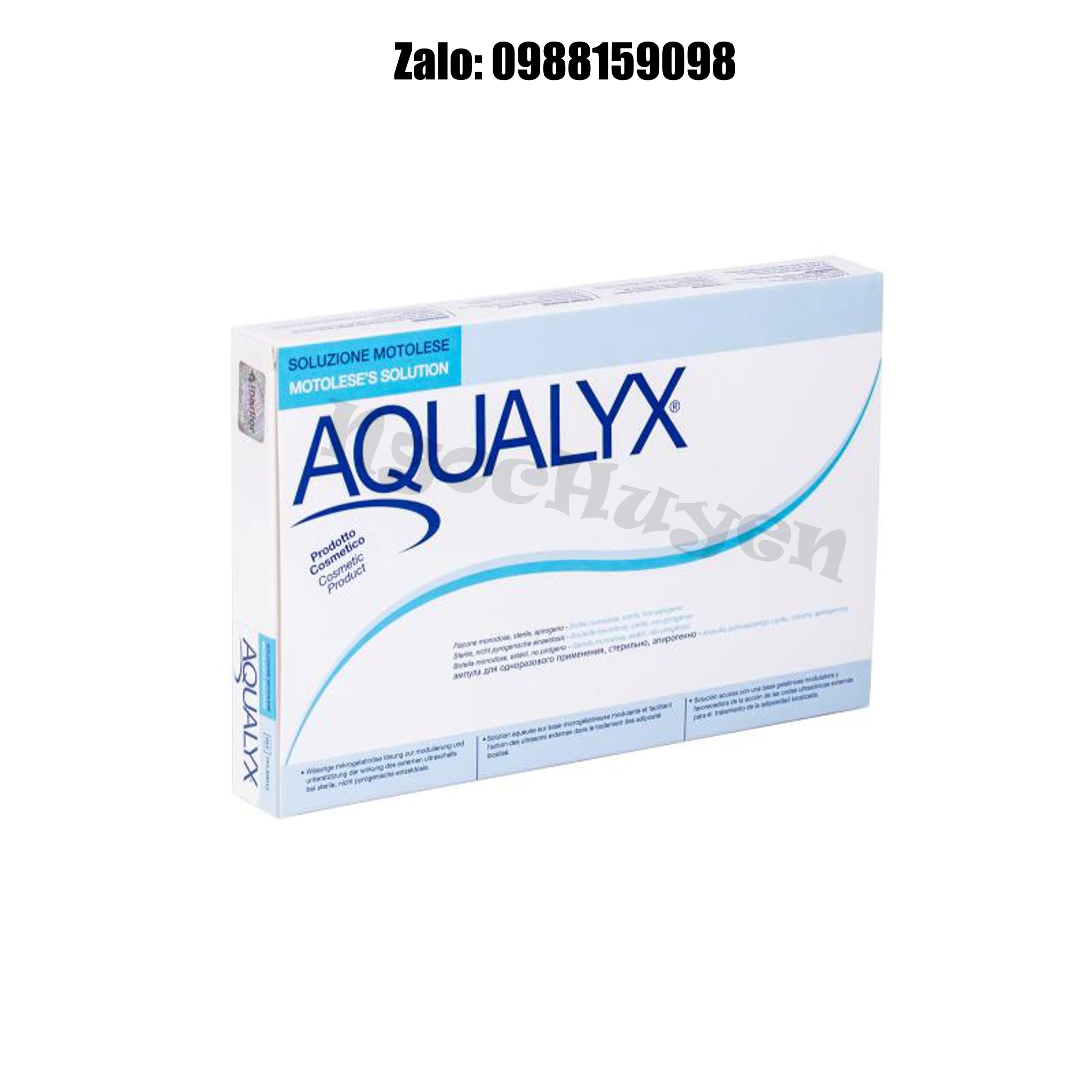Tan mỡ Giảm béo Aqualyx - 1 hộp 10 lọ