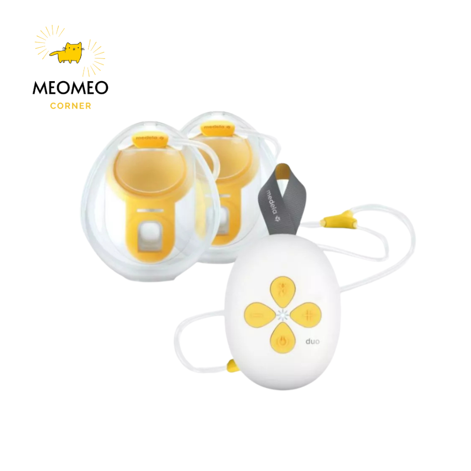Máy hút sữa Medela Duo Hands Free Có pin sạc tích hợp thiết kế nhỏ gọn kết nối Bluetooth
