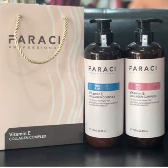 CẶP DẦU GỘI XẢ PHỤC HỒI TÓC FARACI CHÍNH HÃNG 750ML*2