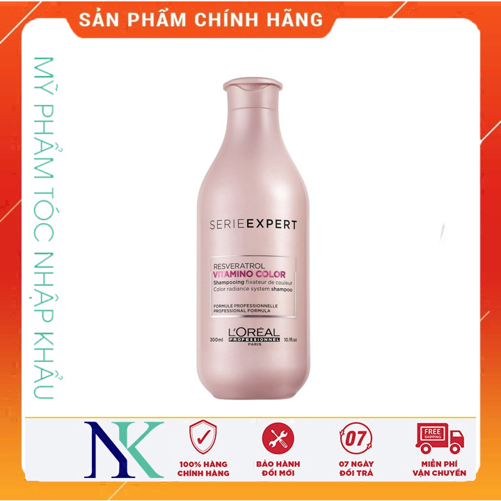 Dầu Gội Dưỡng Màu LOreal Vitamino Resveratrol 300Ml