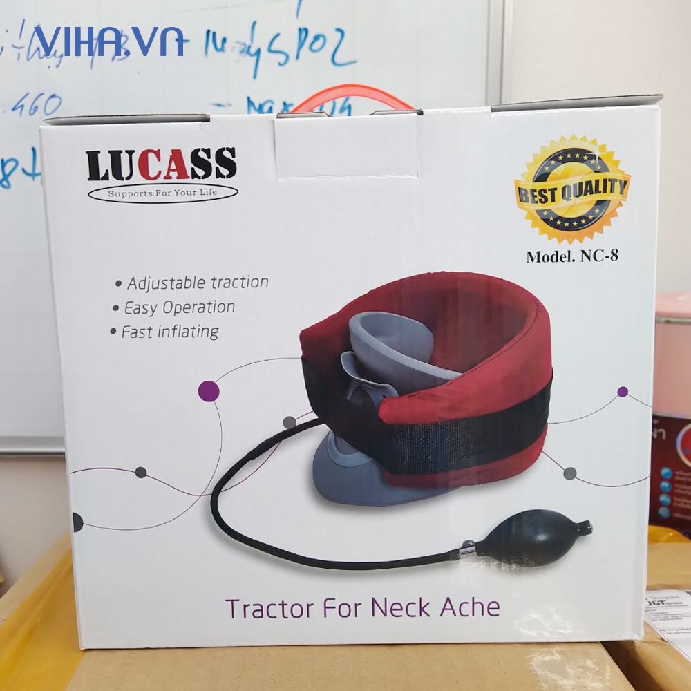 Đai Hỗ Trợ Đốt Sống Cổ Bơm Hơi Lucass Nc - 8