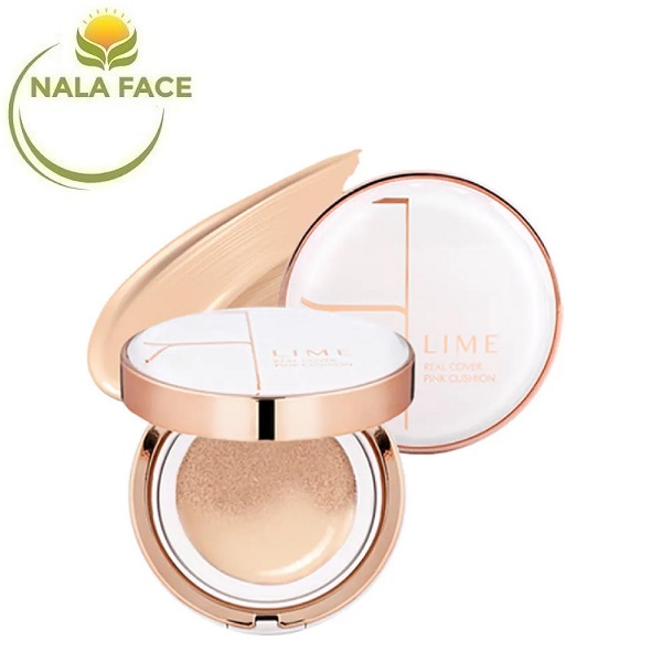 [HCM]Phấn Nước Kiểm Soát Nhờn LIME Real Cover Pink Cushion SPF50 [SALE OFF - HSD 04/2022]