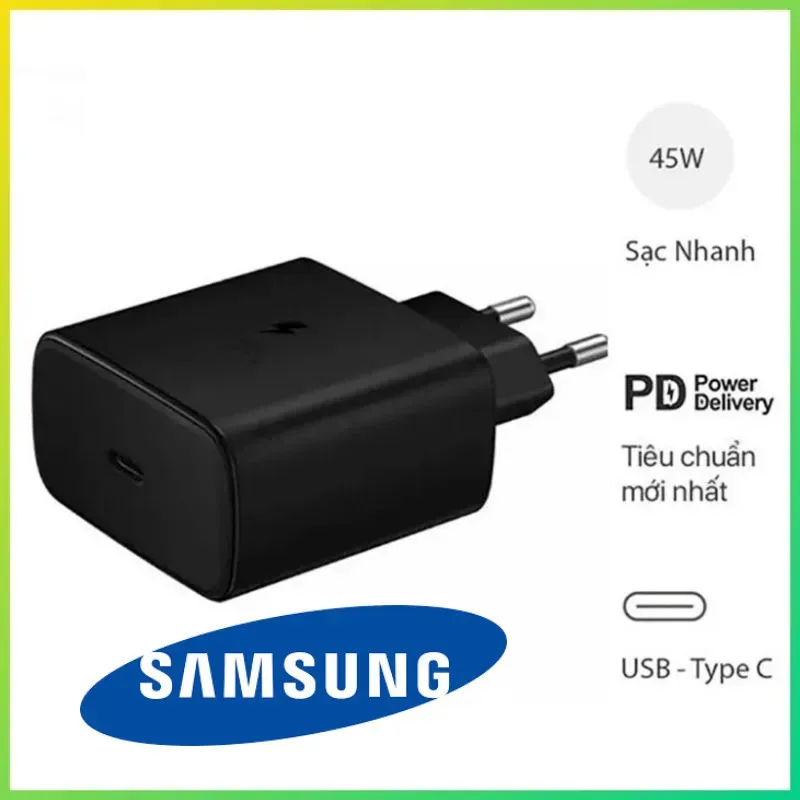 Ưu Đãi # Cực Hot Củ Sạc Samsung Type-C 45W Cục Sạc 45w Chính Hãng Samsung Sạc Siêu Nhanh Siêu Bền Củ