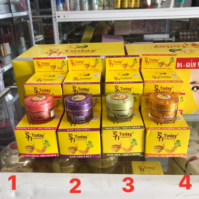 4 Mẫu Kem Sh 15G (Số 3)