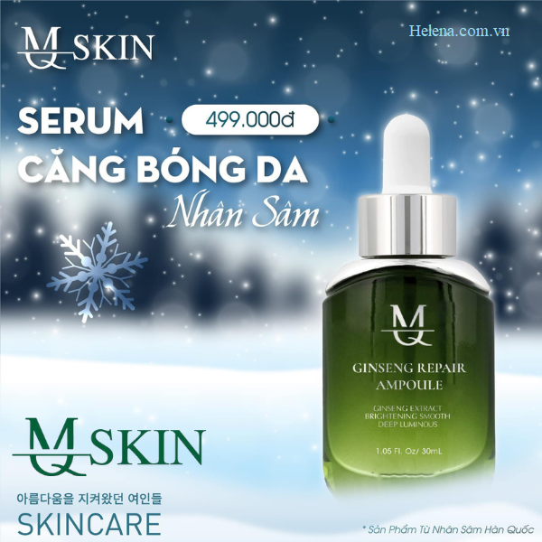 [Hcm]??Freeship + Mgg?? Serum Căng Bóng Da Mq Skin Nhân Sâm (30Ml) - Chính Hãng 100% - An Toàn - Hiệu Quả - Không Gây Kích Ứng Da