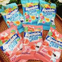 Kẹo dẻo Alpenliebe Jelly Biển xanh long lanh / Tim Đào / NHO (DÂY 10 GÓI NHỎ)
