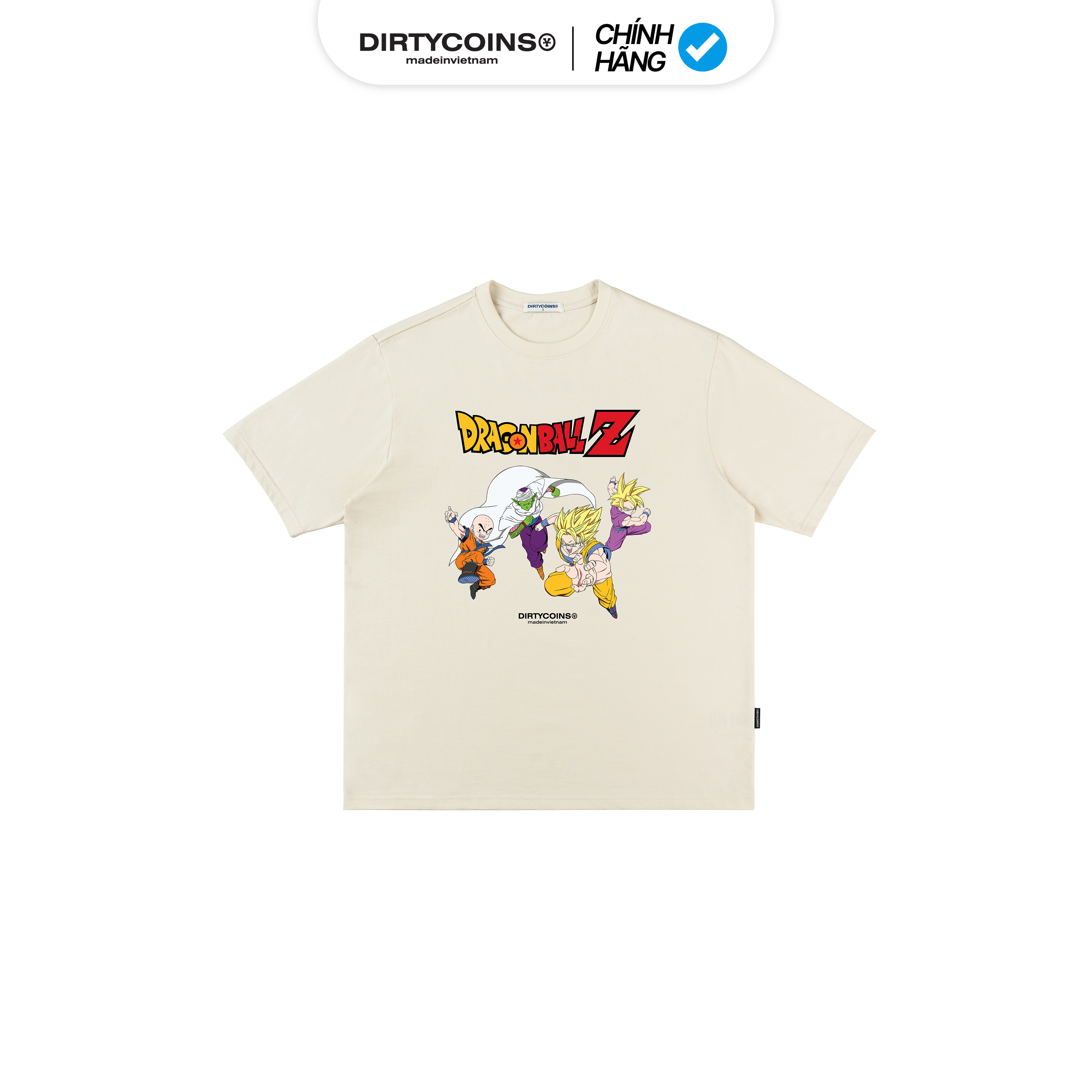 Áo Thun DIRTYCOINS | DRAGON BALL Z Dragon Team T-Shirt - Cream