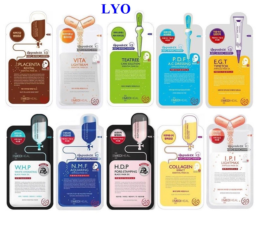 Combo 10 Mặt Nạ Mediheal Essential L Nội Địa Hàn Quốc Lyo