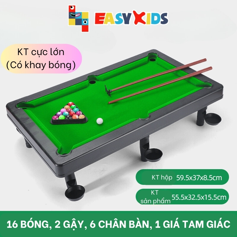 Đồ chơi bida mini Đồ chơi bi-a bàn billiards snooker  kích cỡ lớn đồ chơi giải trí dành cho bé