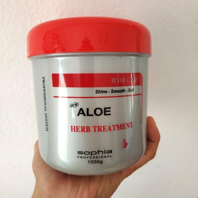 Kem Ủ Tóc Siêu Thảo Dược Sophia Aloe Herb Treatment New Hàn Quốc 1000Ml