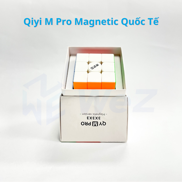 Rubik Qiyi 2023 M Pro 3x3 Stickerless Bản Maglev/Magnetic Có Nam Châm - Rubik Qiyi 3 Tầng Đồ Chơi Ph