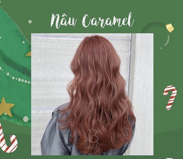 (Nhuộm Collagen Siêu Dưỡng Màu Nâu Caramel) Kem Nhuộm Tóc Tại Nhà Không Mùi Màu Chuẩn Bóng Đẹp Tự Nhiên