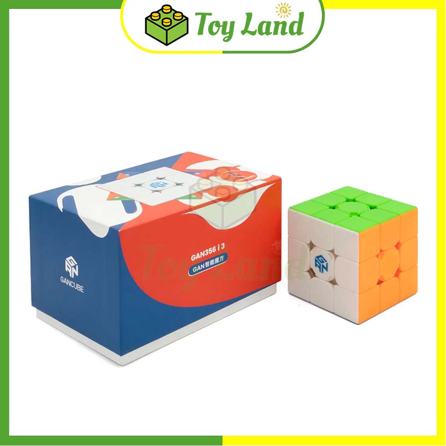 Rubik 3x3 Gan i3 Smart Cube Kết Nối Bluetooth Với Điện Thoại Rubic Gan356 i3 Stickerless (Có Nam Châm)