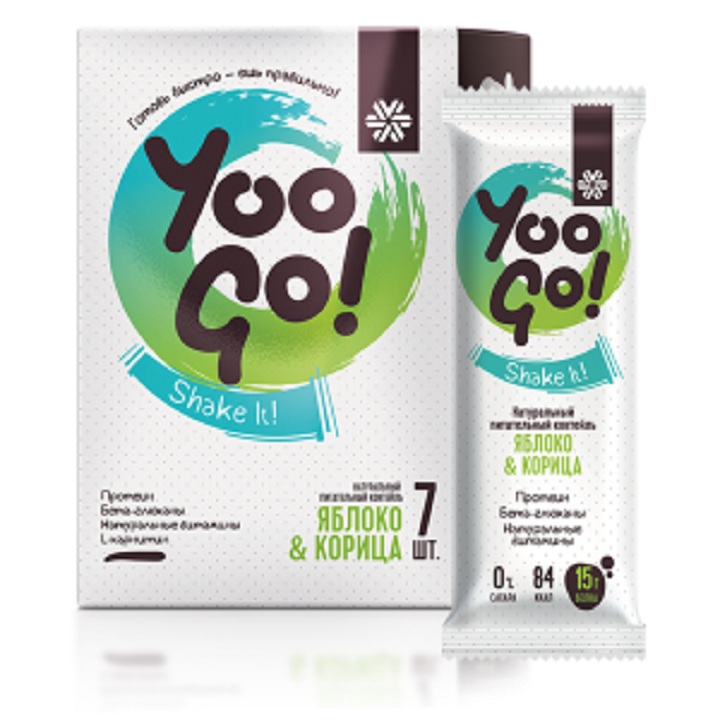 Thực Phẩm Hỗ Trợ Phát Triển Cơ Bắp Diet Shake (Apple And Cinnamon) Yoo Go Siberian - Sbr0126