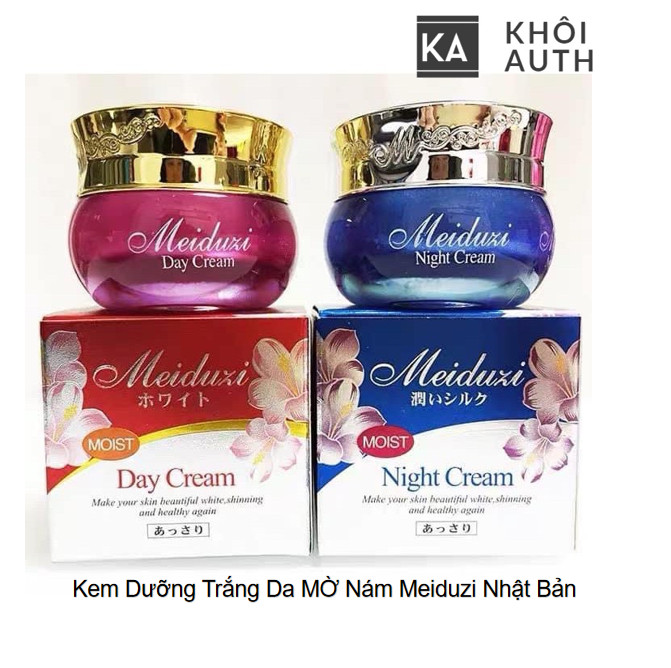 Bộ 2 Kem Ngày Đêm Kem Nám Tàn Nhang Đồi Mồi Trắng Da Meiduzi Nhật Bản Chính Hiệu Tem 7 Màu Shop Bằng Auth