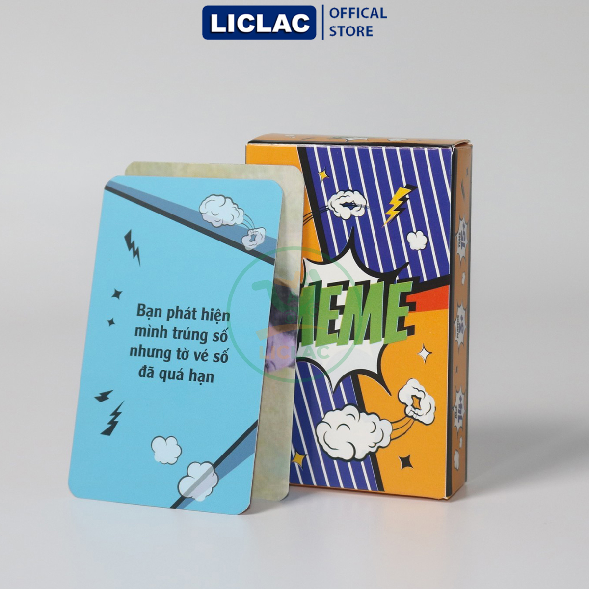 Bộ Bài MEME 200 Lá Quẩy Lên Bạn Êi chơi cùng bạn bè vui vẻ Trò chơi Board Game meme tấu hài vui quên