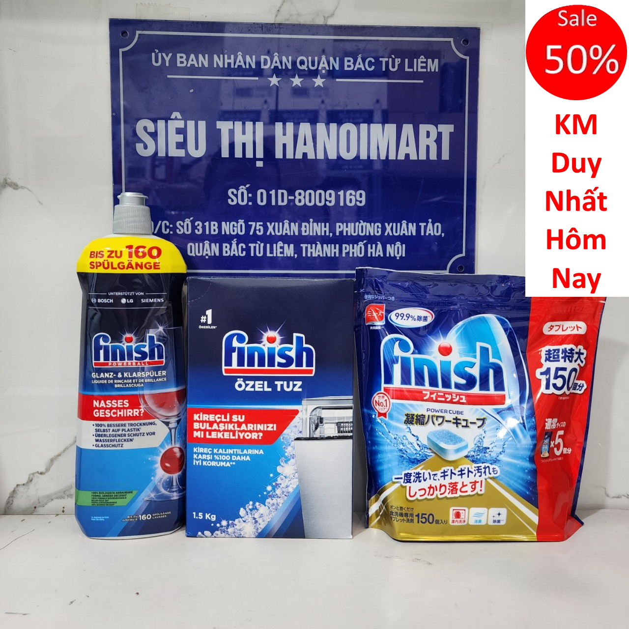 Viên rửa bát Finish Classic 90 tabs 100 viên rửa bát finish all in one 1  Hương Chanh 10 in 1 110 V 