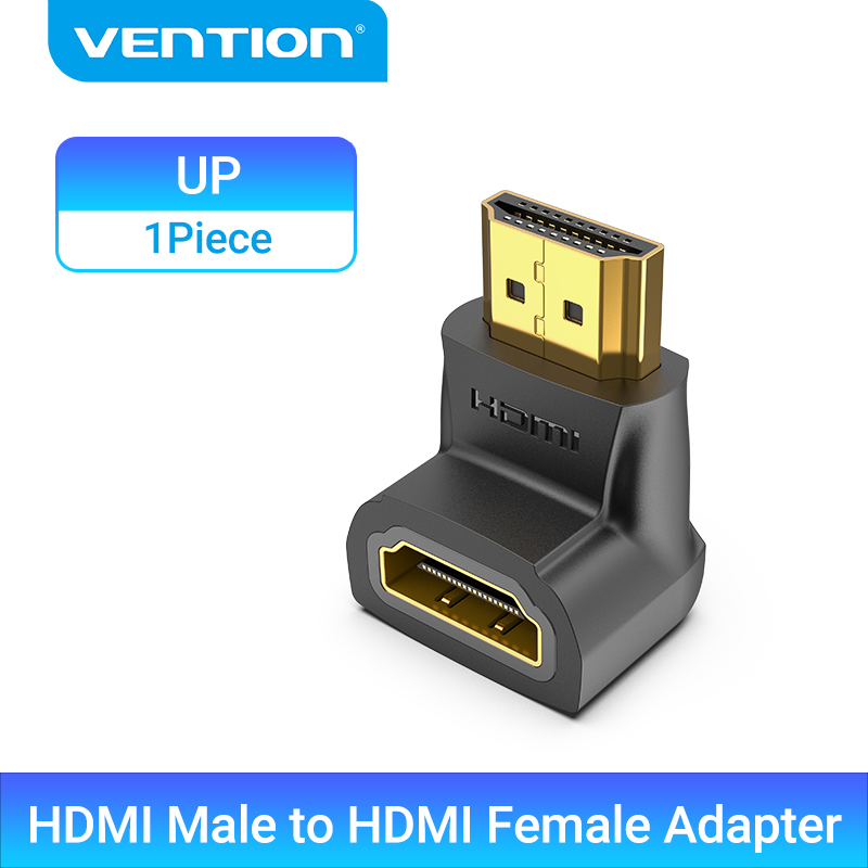 Vention HDMI Adapter 90 270 Degree Right Angle HDMI Male to HDMI Female Cable Converter for HDTV PS4