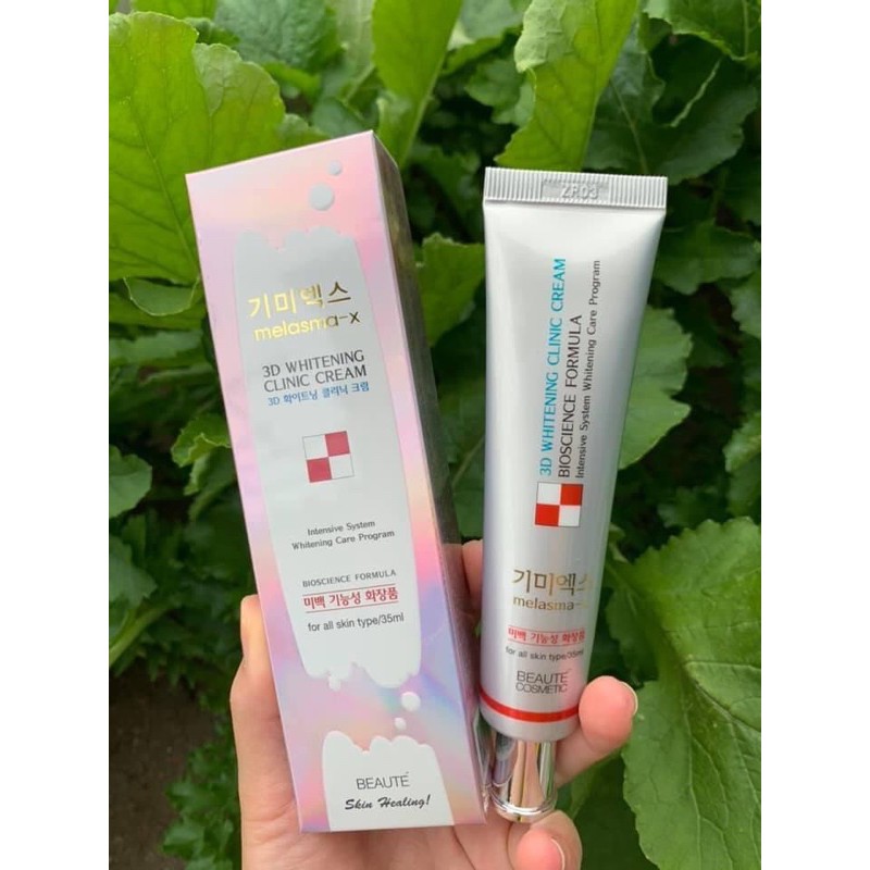 Kem Hỗ Trợ Giảm Thâm Nám Tàn Nhang Melasma-X 3D Whitening Clinic Cream