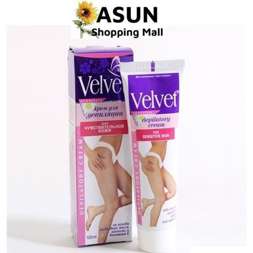 [Hcm]Kem Tẩy Lông Bikini Nách Tay Chân Cho Da Nhạy Cảm Nga Velvet 100Ml