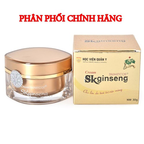 [ Chính Hãng - Chất Lượng] Combo 2 Lọ Kem Smartcos Sk Ginseng Dưỡng Da Trị Nám Tàn Nhang Của Học Viện Quân Y ( Lọ) 30 Gram