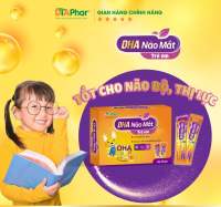 Thạch Bổ Não Sáng Mắt Trẻ Em Tốt Cho Não Bộ Thị Lực hoặc Có Nhu Cầu Bổ Sung DHA Hộp 20 gói DATE 1/2027