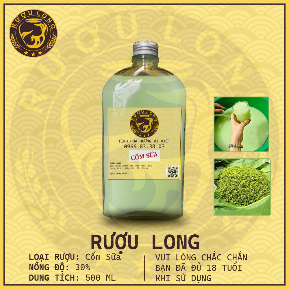 Rượu Cốm Sữa Riệu Cốm Vắt (10 lít)