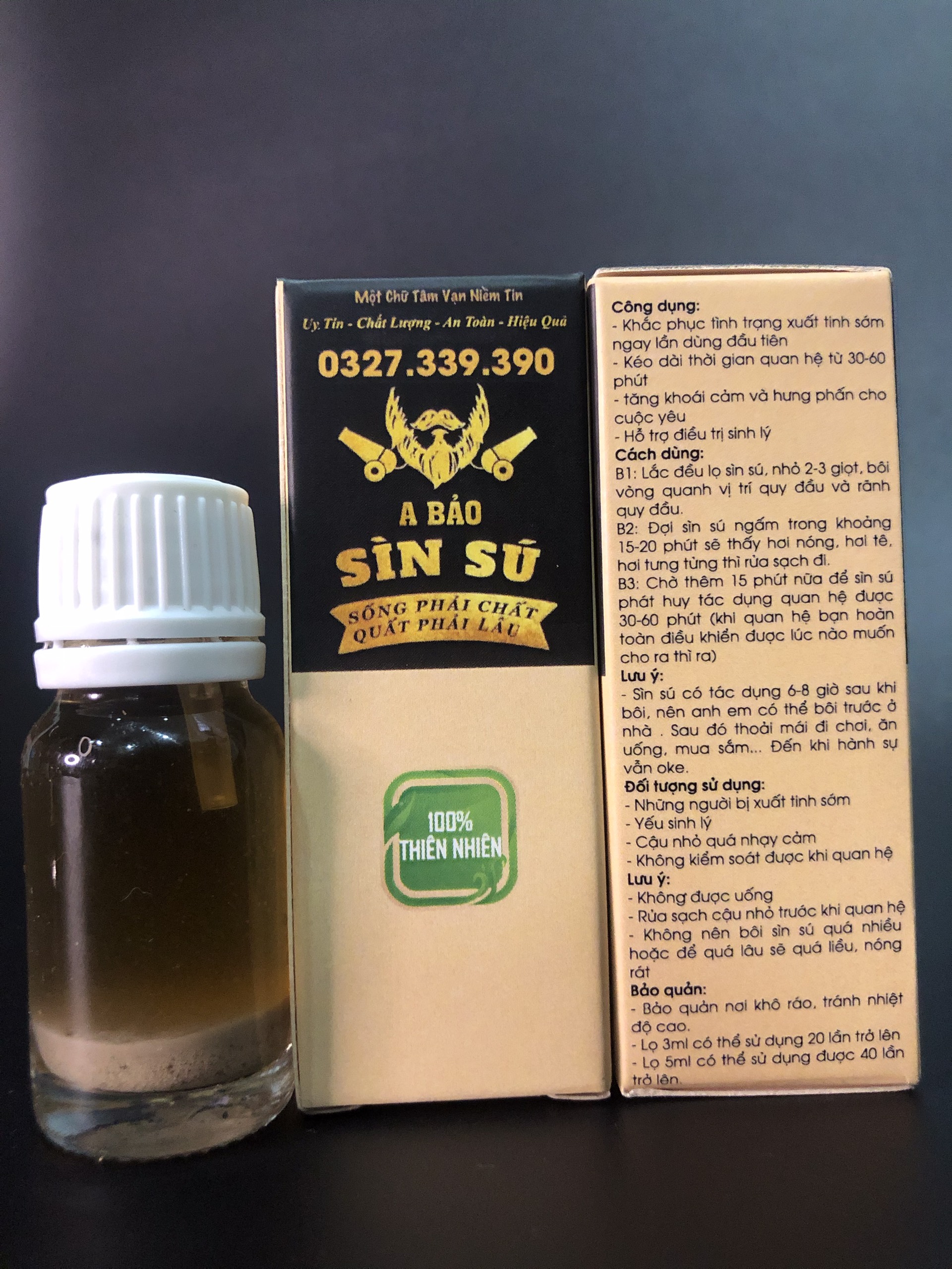 [Hcm]Sìn Sú Dạng Cao Loại 1 Vn ( 10Ml 80 Lần Dùng )