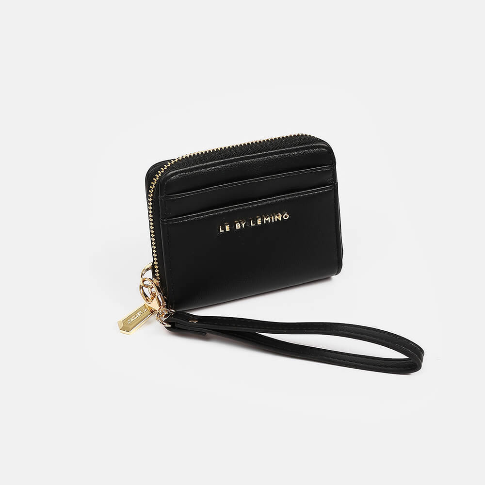 Ví nữ mini ví cầm tay gập đôi tiện lợi nhỏ gọn chất da mềm Le By Lemino LB43036