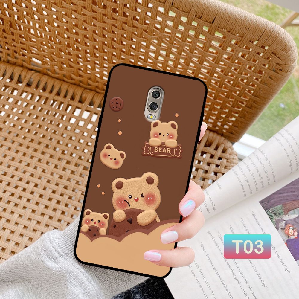 Ốp lưng Samsung J7 Plus/ J7+ in hình gấu nâu cute dễ thương viền dẻo giá rẻ