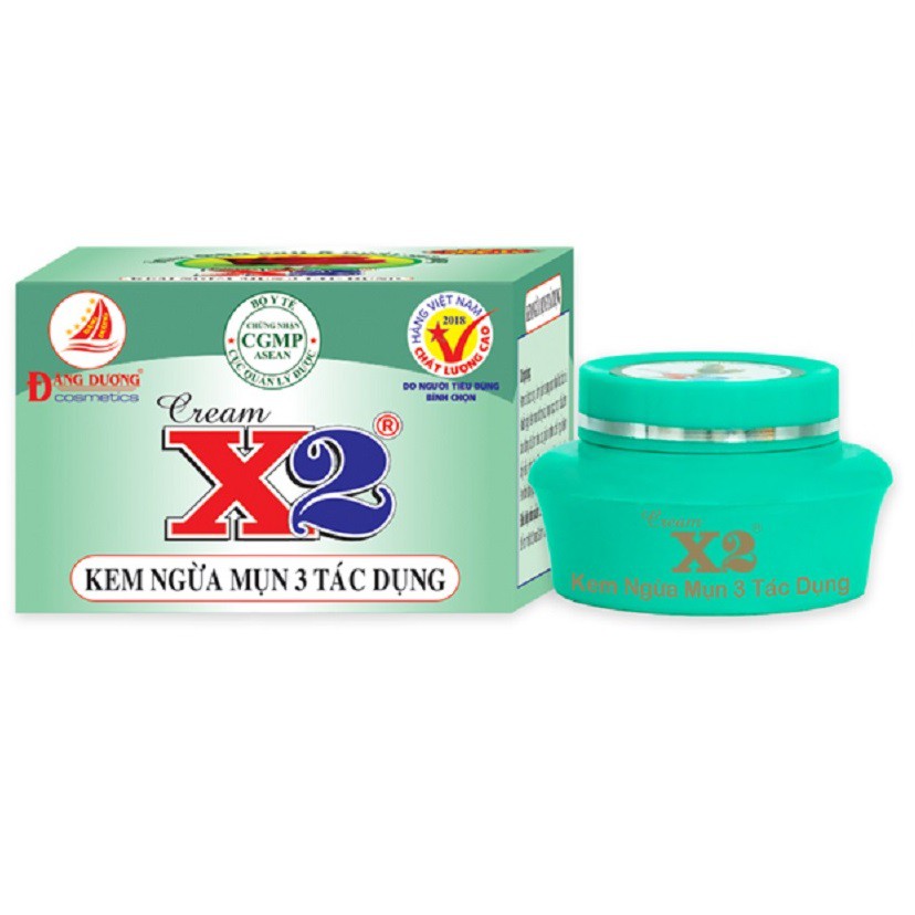 Kem Ngừa Mụn 3 Tác Dụng - Cream X2 6G