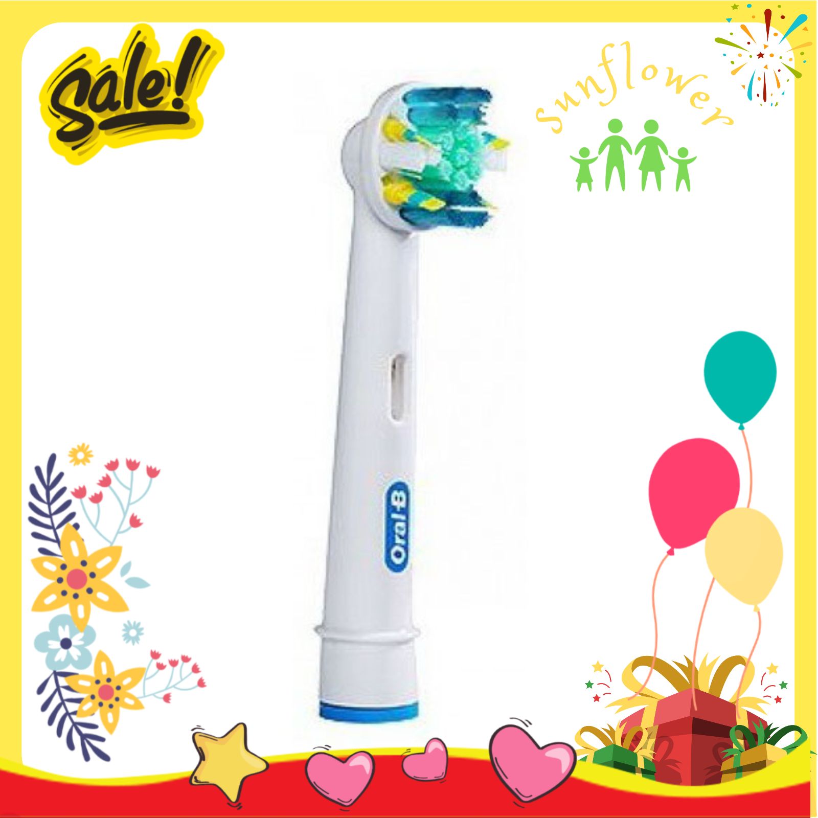 Lẻ 1 Đầu Bàn Chải Đánh Răng Điện Oral B Cho Người Lớn - Shop Sunflower