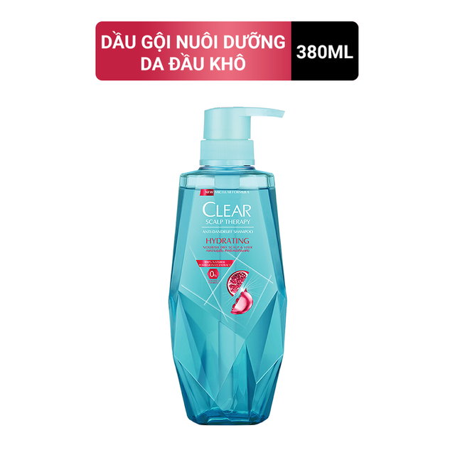 [Hcm]Dầu Gội Clear Nuôi Dưỡng Da Đầu Và Ngăn Gàu Công Thức Micellar 380Ml