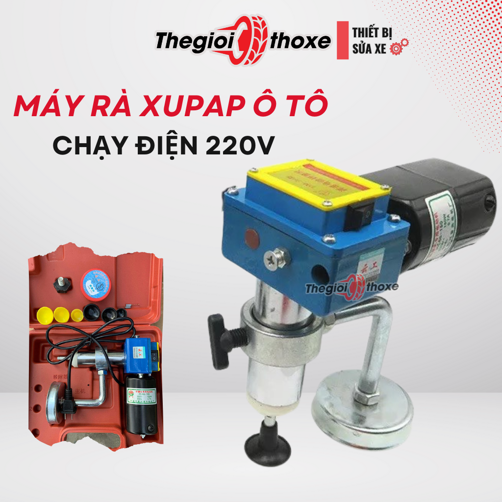 Máy rà xupap điện 220v | Thiết bị xoáy xupap ô tô - xe máy chuyên dụng | Khắc phục khe hở xupap | Th