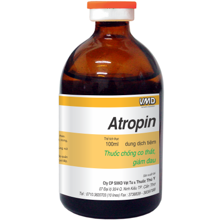 Atropin - giải độc Giảm đau Chóng co giật.