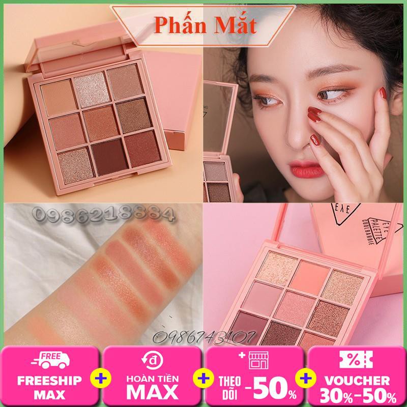 Bảng Phấn Mắt Coolbarbie Eye Palette Tông Cam Đất Cam Đào