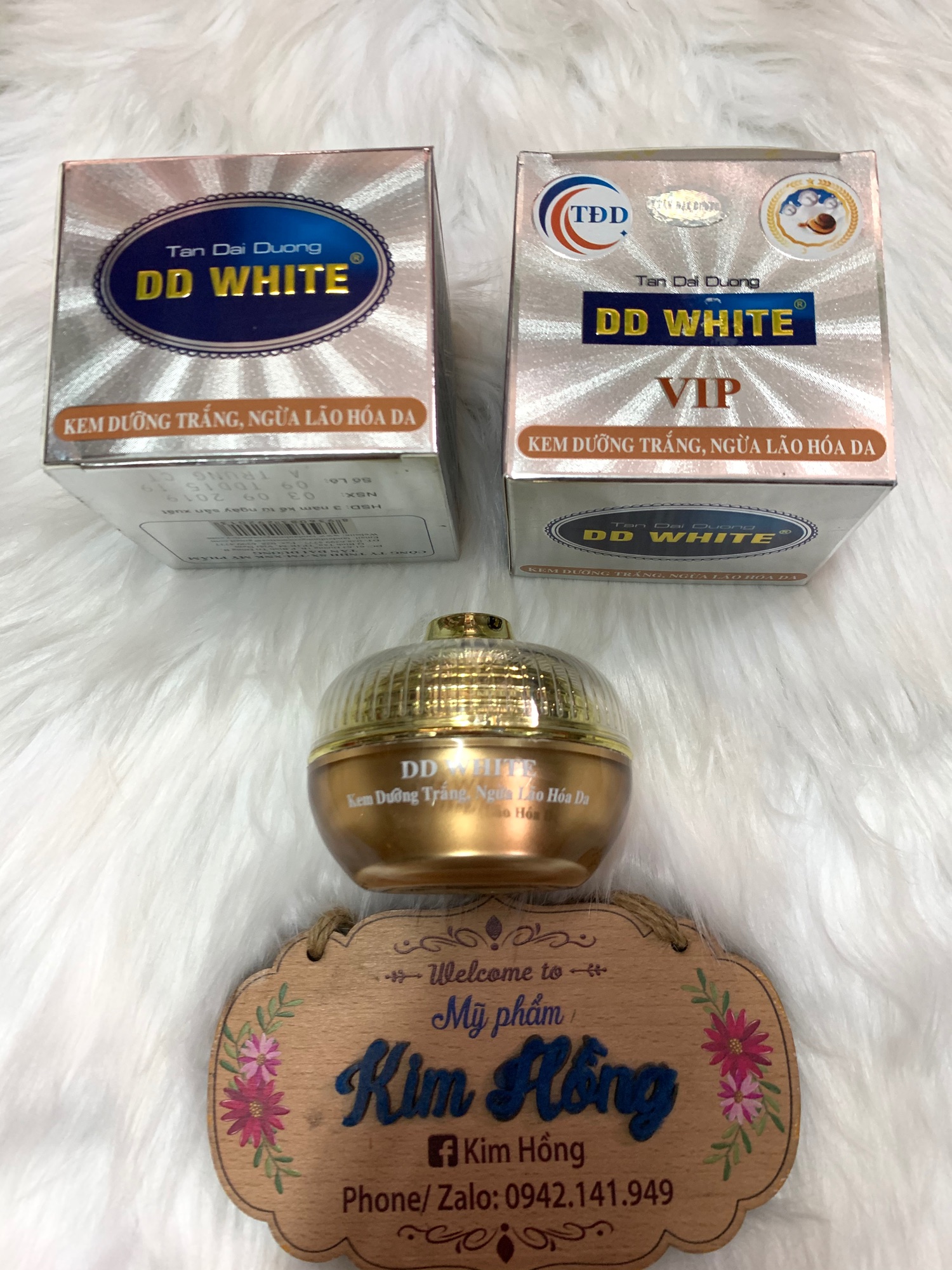 👸 Kem Dd White Cty Tân Đại Dương Kem Dưỡng Trắng Ngừa Lão Hoá Da 20G