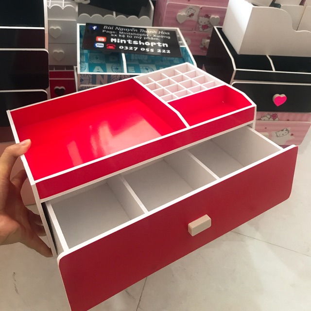 [HCM]kệ mỹ phẩm ĐẠI 35cm màu đỏ