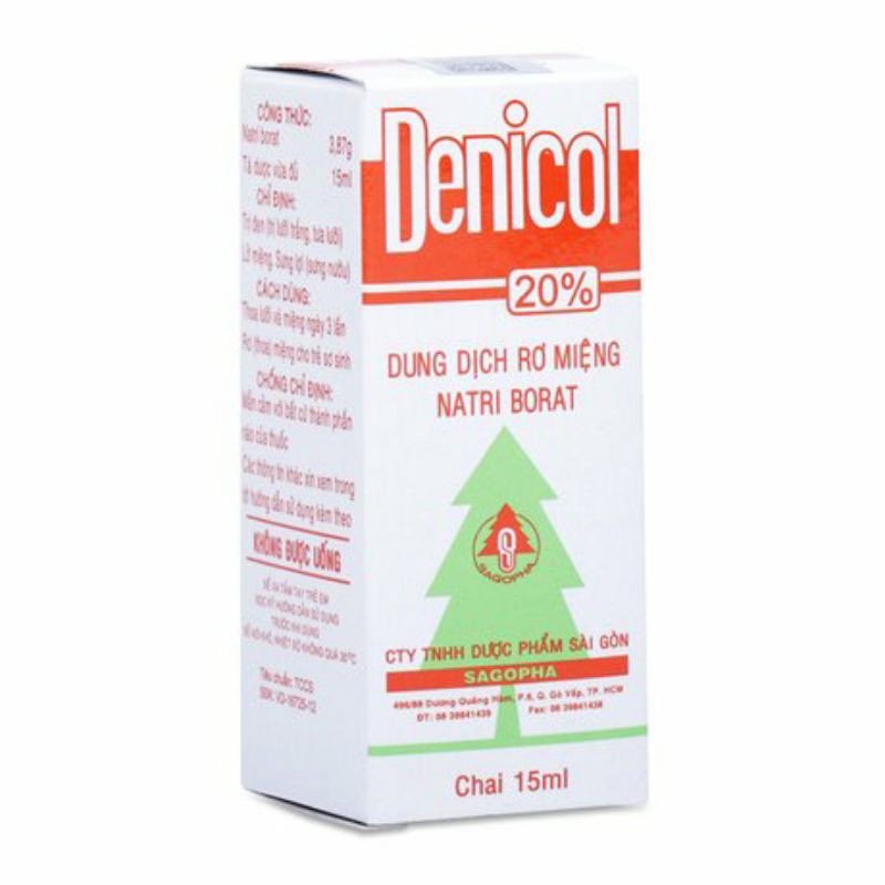 Dung Dịch Rơ Miệng Denicol - 15Ml