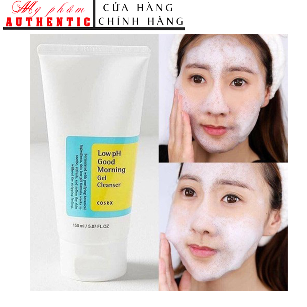 [Hcm][Cam Kết Ch&Iacutenh H&Atildeng] Sữa Rửa Mặt Cosrx Tr&Agravem Tr&Agrave 0.5% Bha C&Oacute Độ Ph Thấp 150Ml Low Ph Good Morning Gel Cleanser