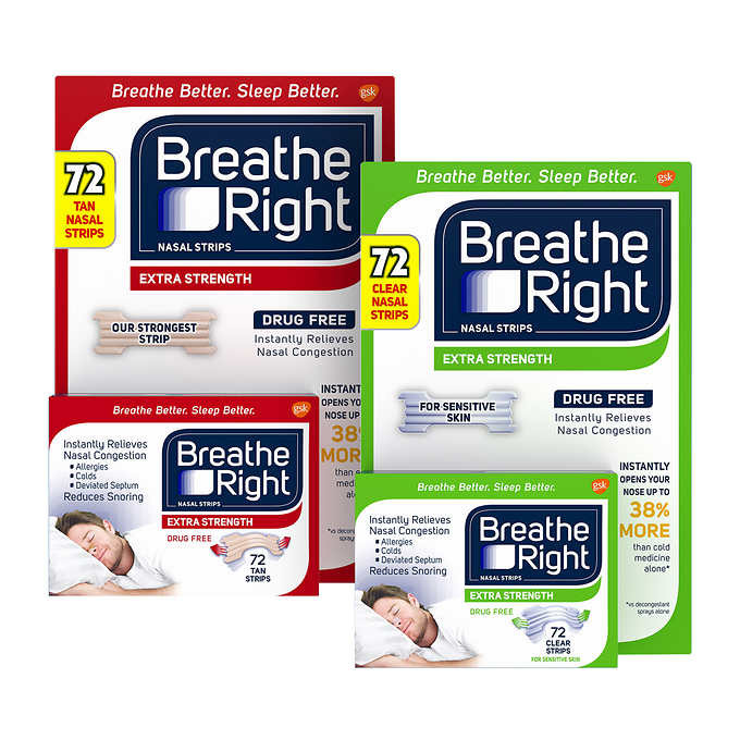 [Hcm]Miếng Dán Thông Mũi Breathe Right