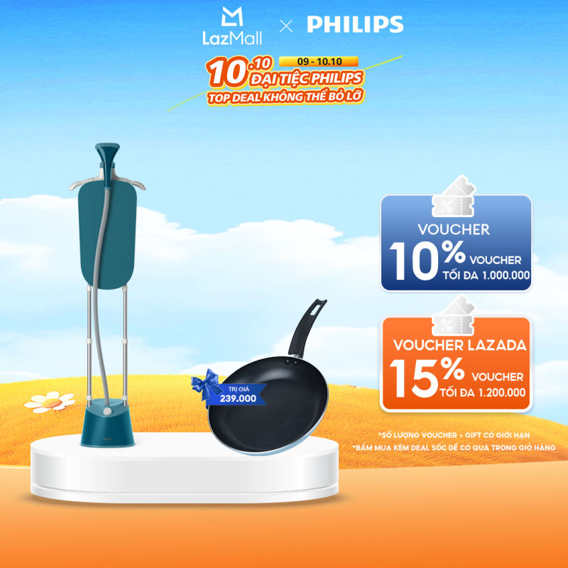 Bàn Ủi Đứng Hơi Nước Philips STE1040/20 - Hàng Phân Phối Chính Hãng